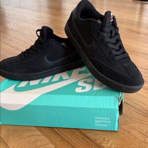 Nike Black Suede Sneakers